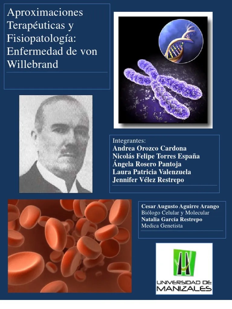Aproximaciones Terapeuticas y Fisiopatologia de la Enfermedad de von