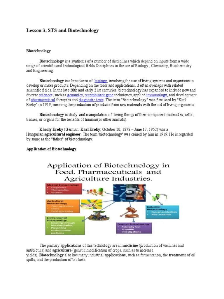 Applications Of Biotechnology In Food Processing
