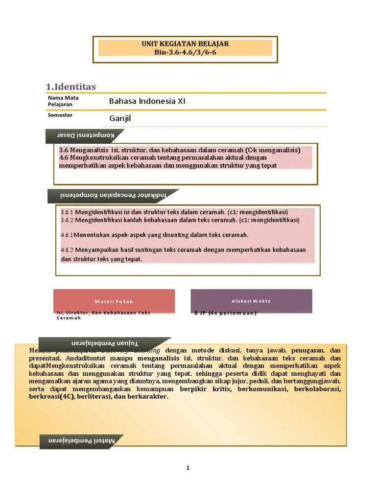Menganalisis Teks Ceramah | PDF