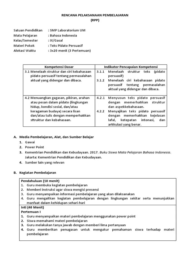 Ciri Kebahasaan Teks Pidato Persuasif Pejuang Soal