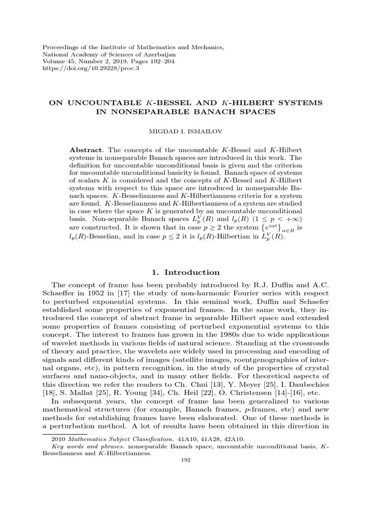 On Uncountable KBessel and KHilbert Systems in Nonseparable Banach