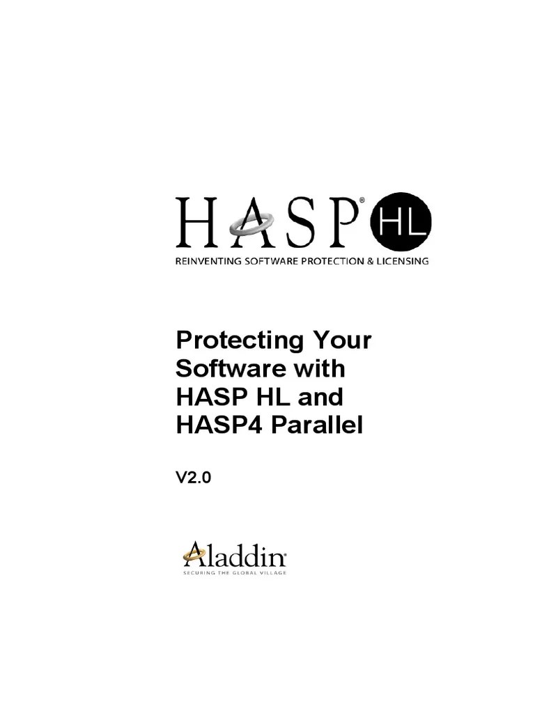 Combining HASP HL and HASP4 PDF Application Programming Interface
