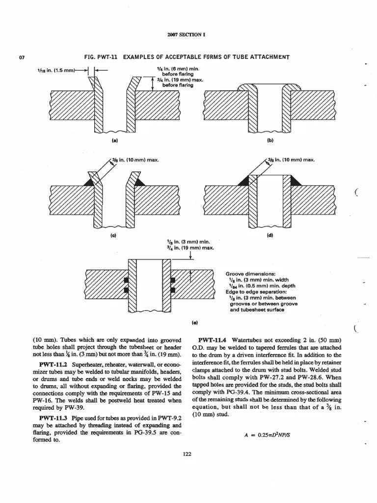 ASME Boiler and Pressure Vessel Code Section I 2007 Rules For