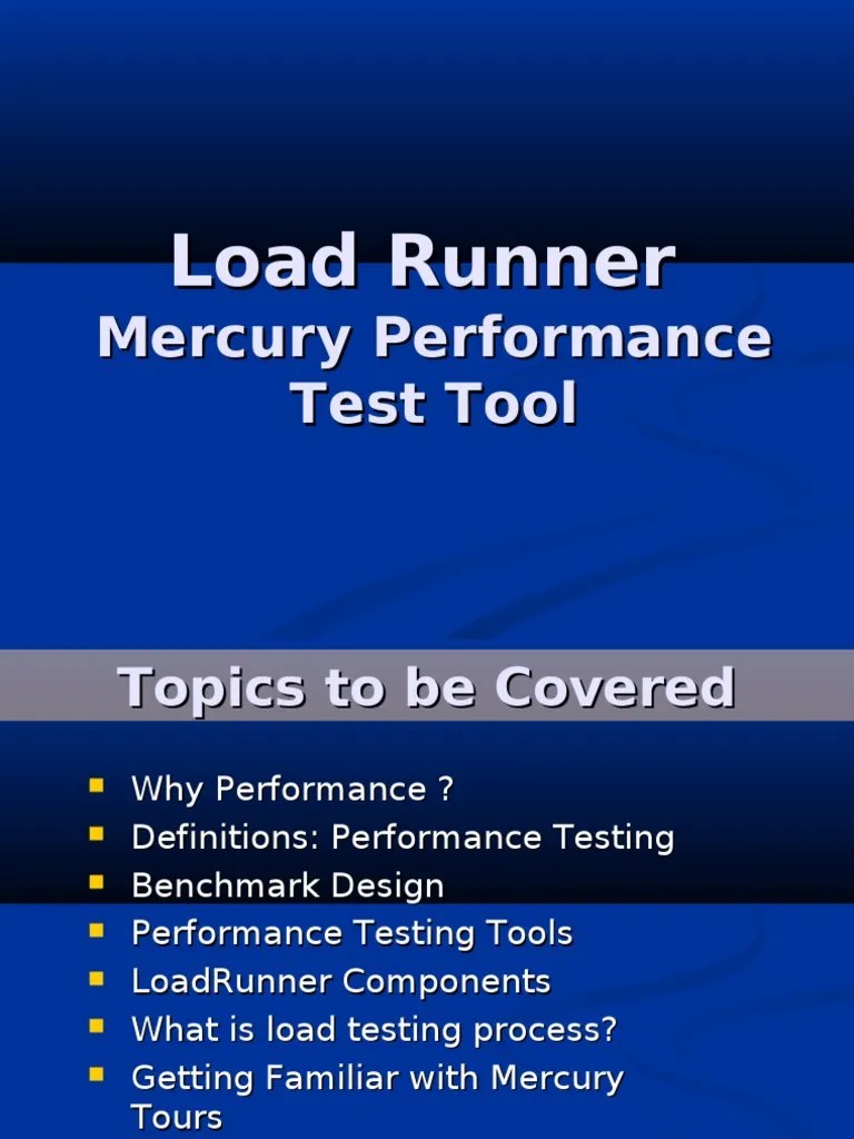 Loadrunner Web Server Web Page