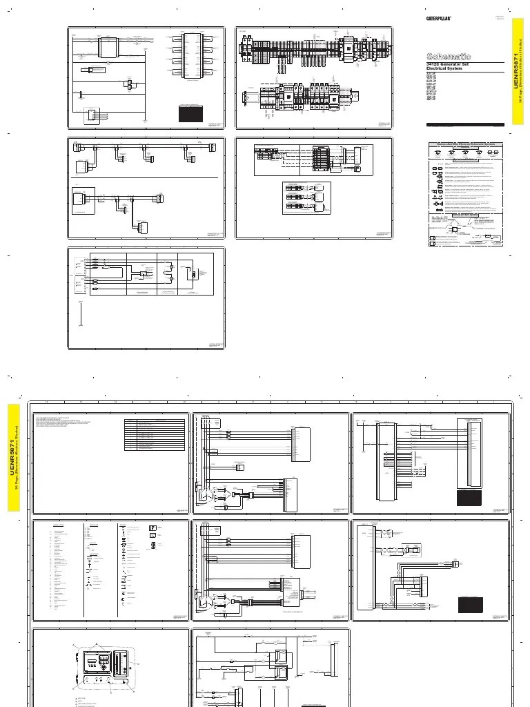 Schéma Emcp4 Cat 3412c 2 | PDF | Electrical Equipment | Power Engineering