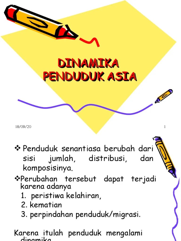 Dinamika Penduduk Benua Asia, Amerika Dan Eropa | PDF