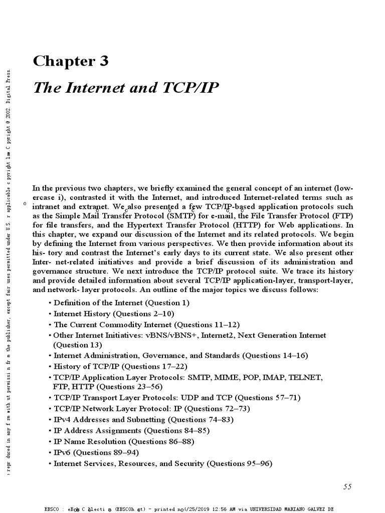 An InDepth Look at the History and Technical Foundations of the and TCP/IP Protocols
