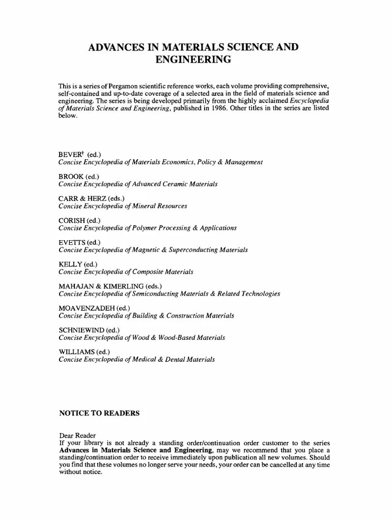 1993 Concise Encyclopedia of Materials Characterization PDF PDF