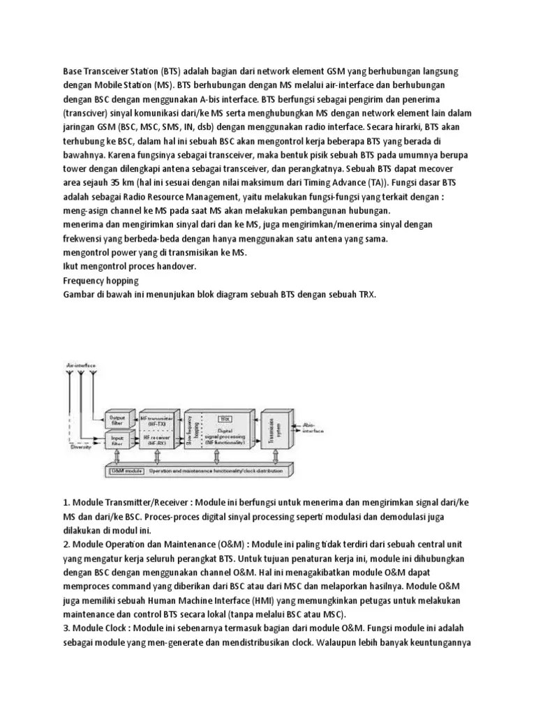 Base Transceiver Station PDF