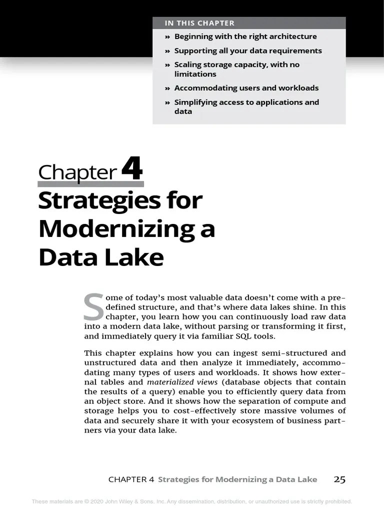Cloud Data Lakes For Dummies Snowflake Special Edition V1 4 Download