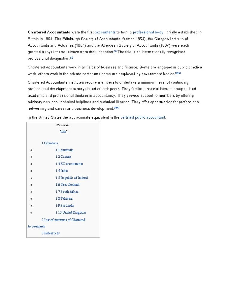 Chartered Accountants PDF