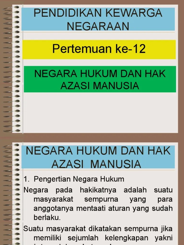 Negara Hukum | PDF