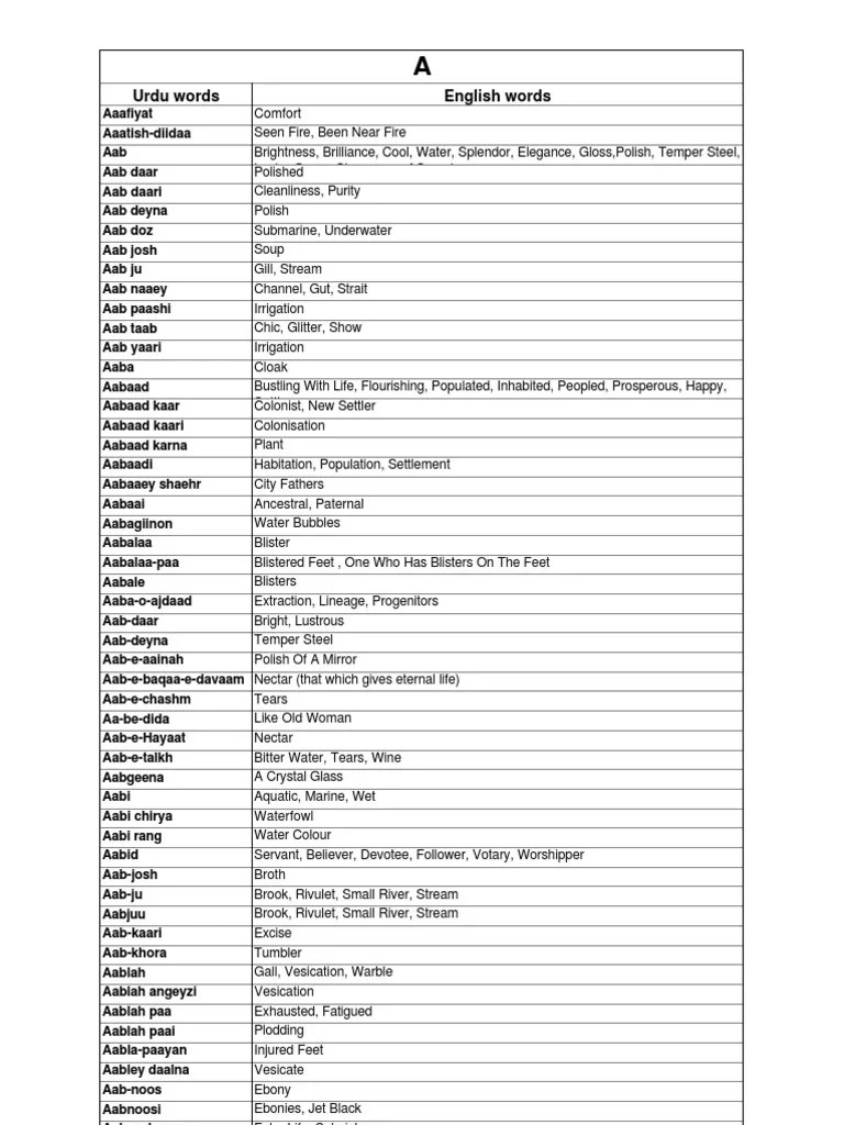 Urdu 2 English | Pdf