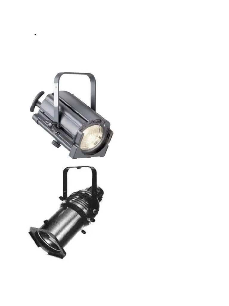 Types of Stage Lights PDF
