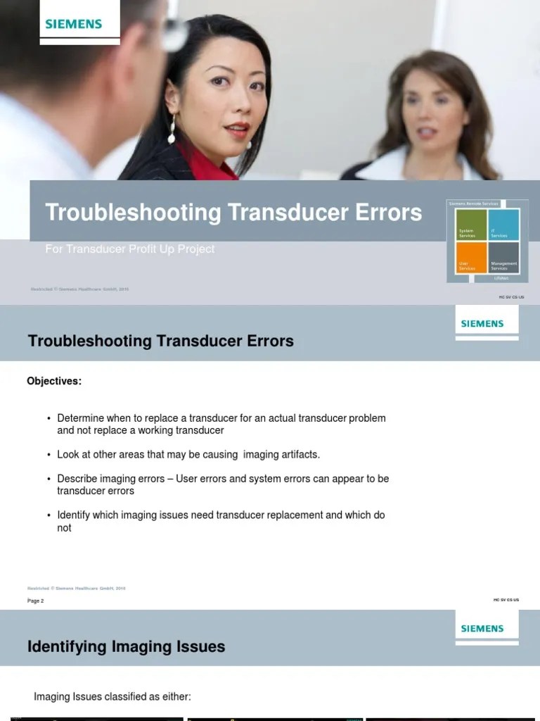 Troubleshooting Transducer Errors 2016 PDF Information And