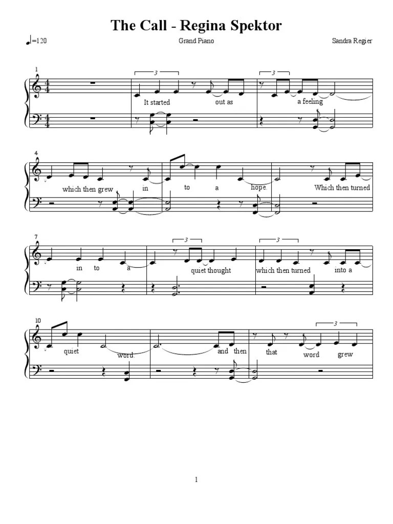 The Call Regina Spektor