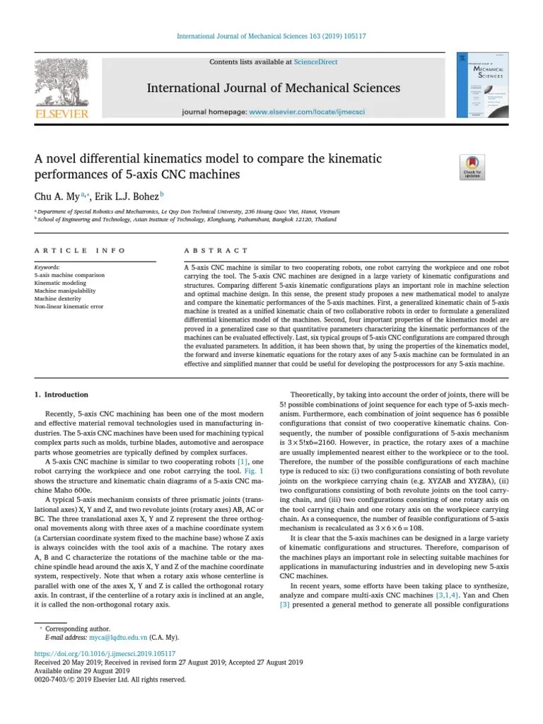 A Novel Differential Kinematics Model To Compare The Kinematic
