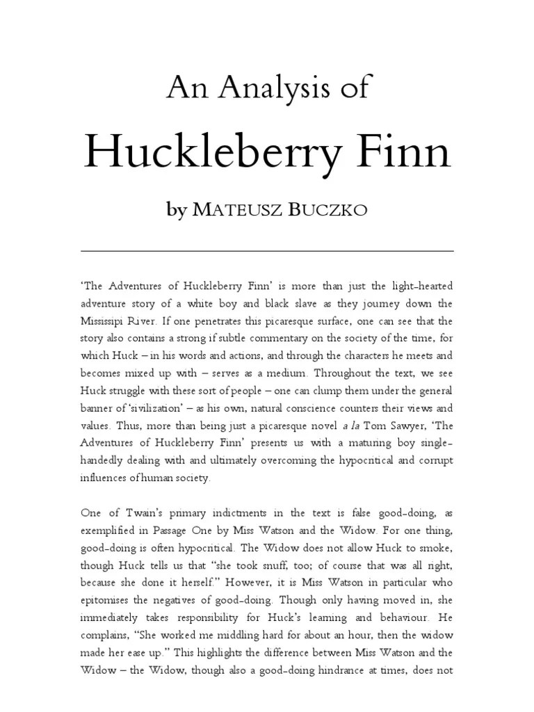 😀 Huckleberry finn analysis. Huckleberry Finn Notes. 20190203