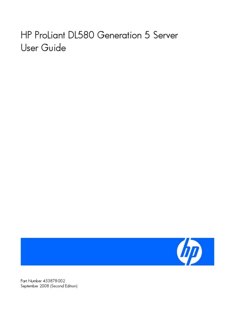 User Guide PDF | PDF | Server (Computing) | Hewlett Packard