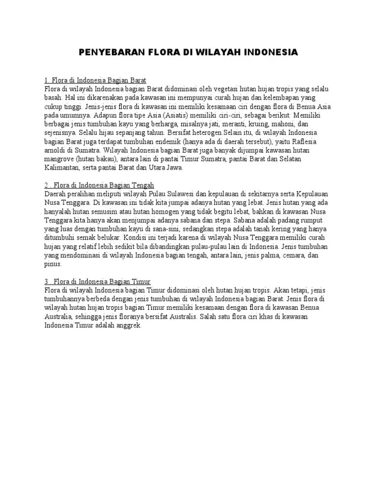 Kumpulan Flora Dan Fauna Indonesia