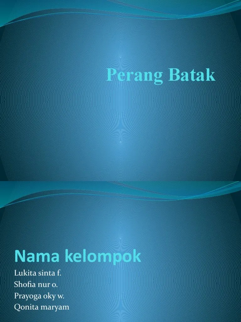 Perang Batak &amp; Perlawanan Pangeran Mangkubumi | PDF