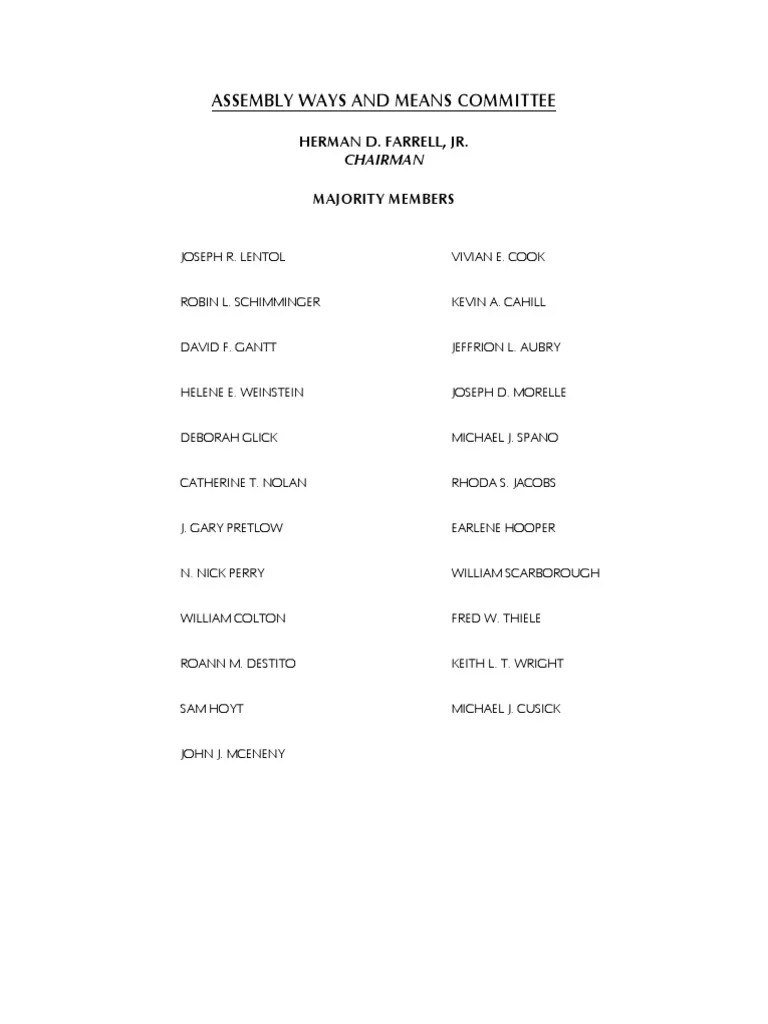 NYS Assembly Yellow Book Government Budget Balance Fund Accounting