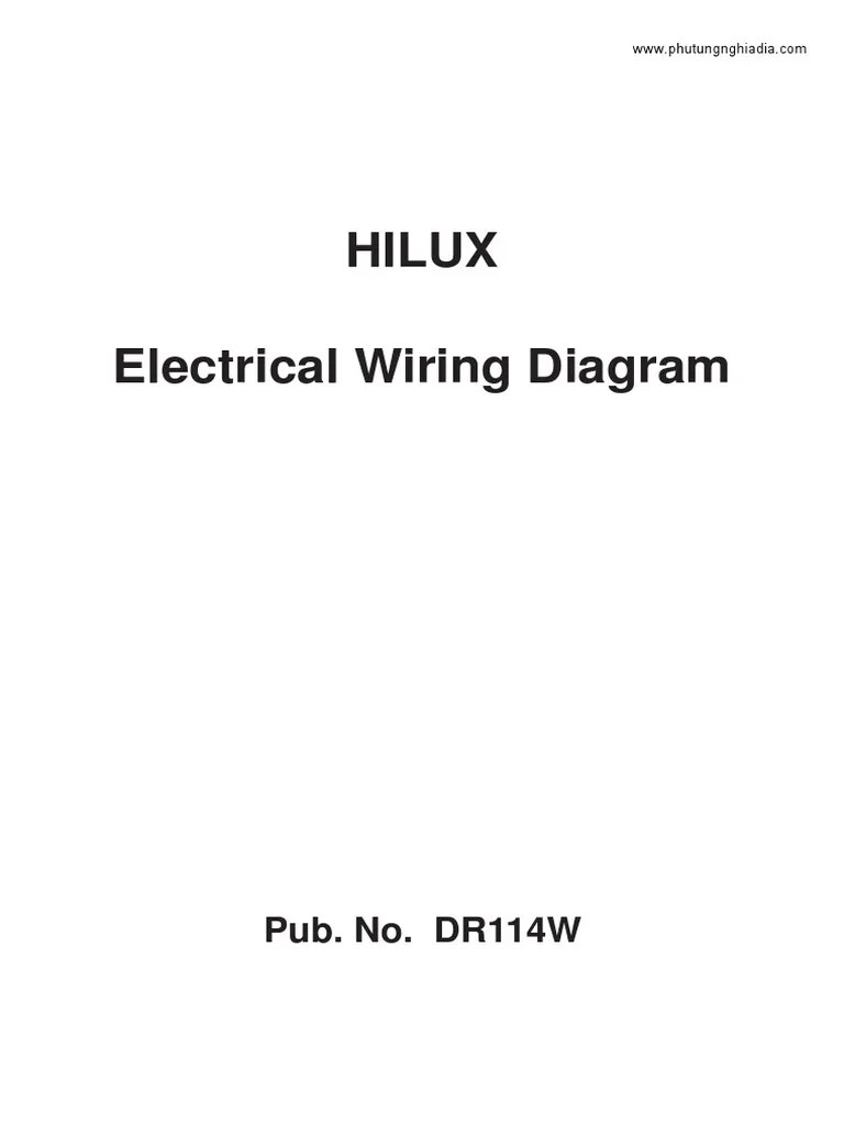 Wiring Diagram Hilux New 2 | PDF | Electrical Connector | Electrical Wiring