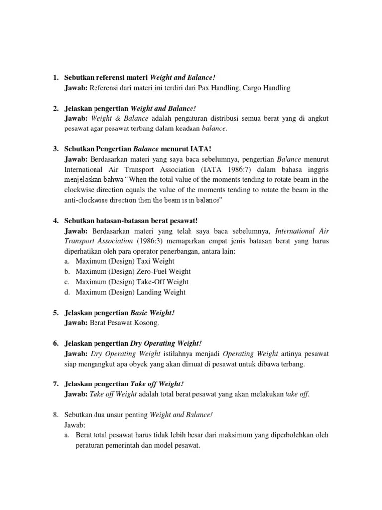 Transport Association (1986:3) Memaparkan Empat Jenis Batasan Berat Yang  Harus | PDF