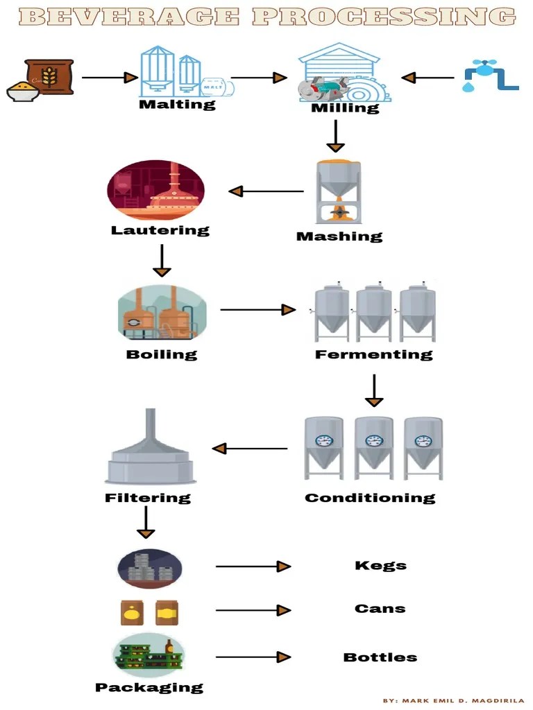Food and Beverage Process PDF Brewing Malt