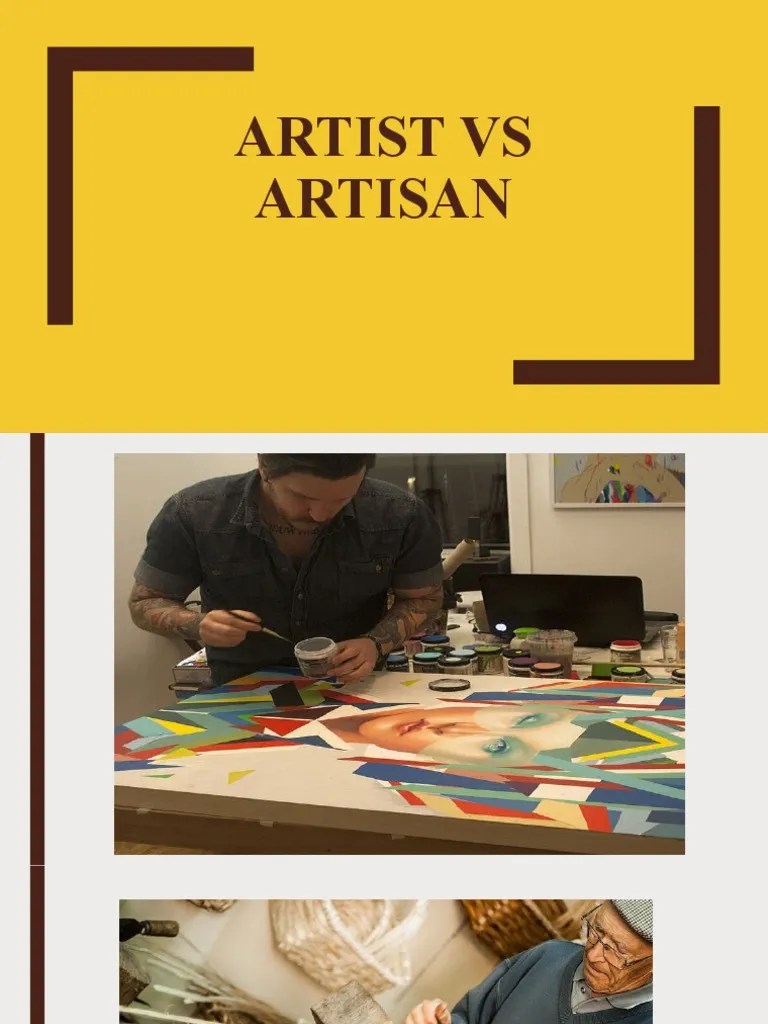 Artist vs. Artisan | PDF