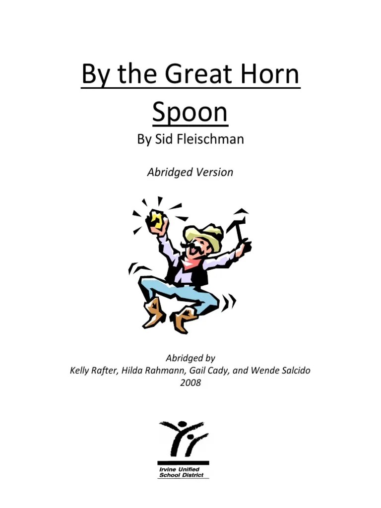 By The Great Horn Spoon Summaries PDF Nature