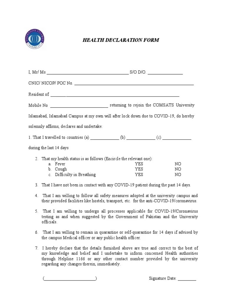 Health Declaration Form.docx