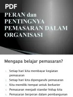 Pentingnya Pemasaran | PDF