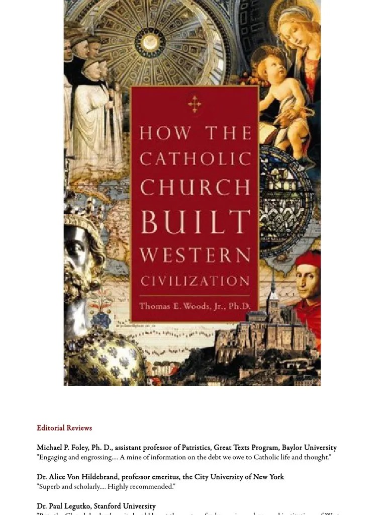 Book How the Catholic Church Build Western Civilization Western Culture