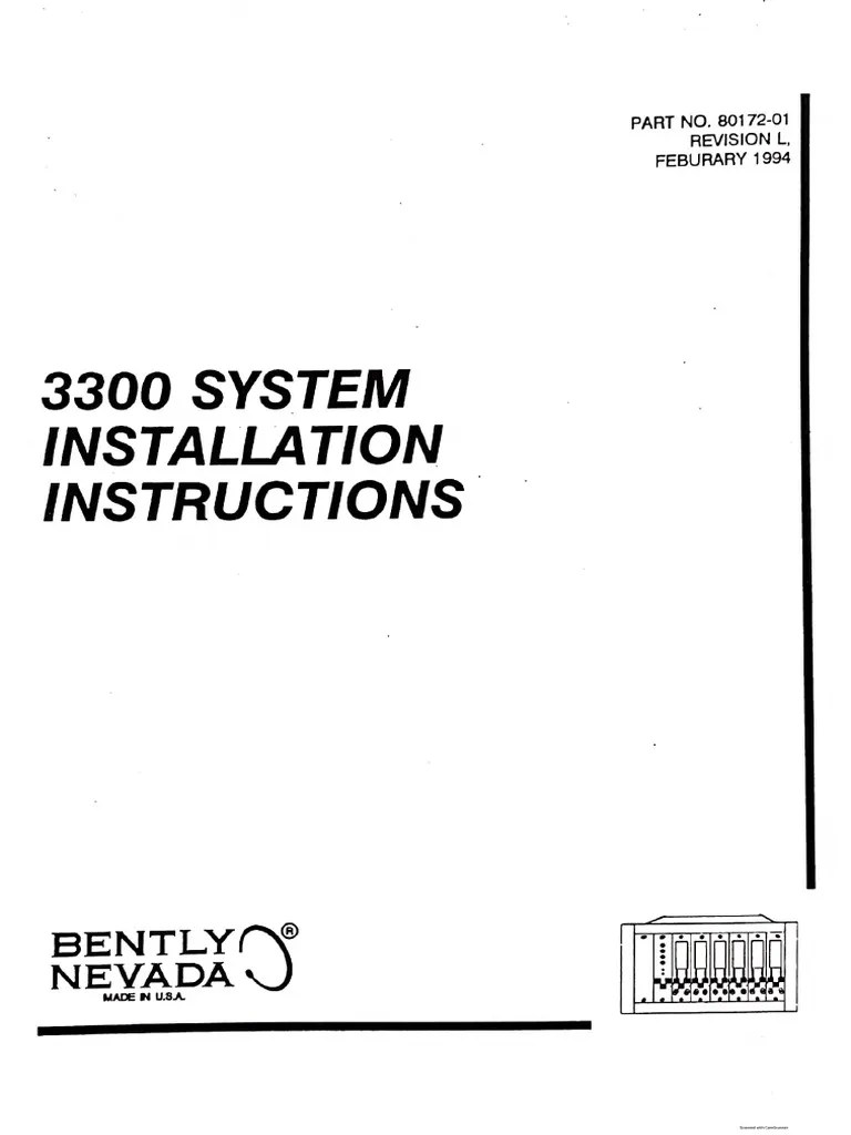 3300 System Installation Instructions PDF PDF