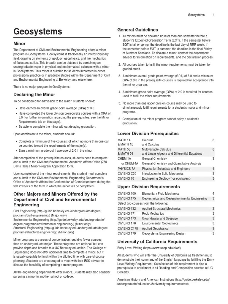 Geosystems General Guidelines PDF Stress (Mechanics) Hydrology