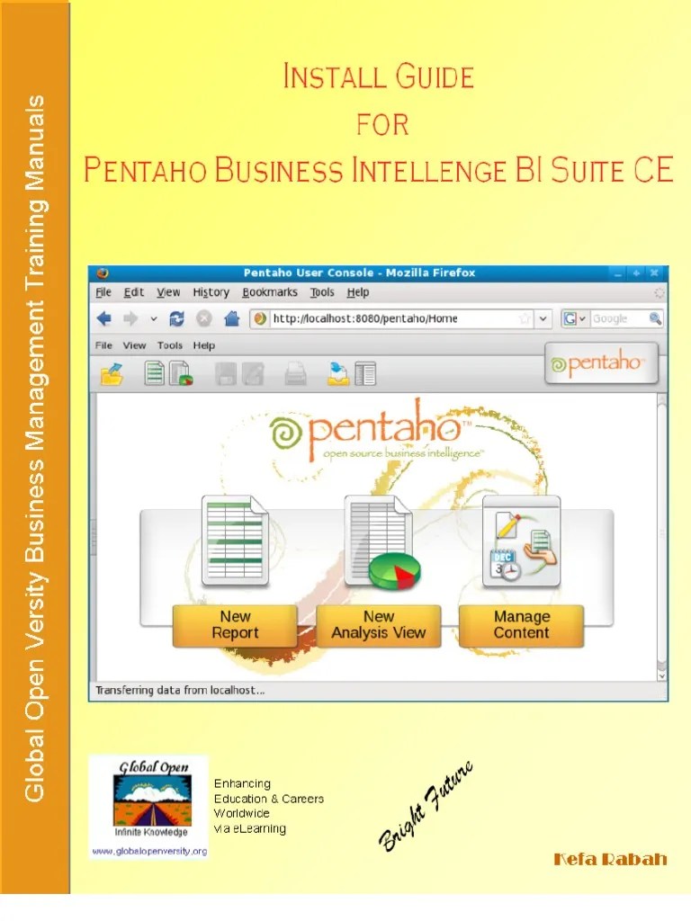 19583351InstallGuideforPentahoBusinessIntelligenceBISuiteCE