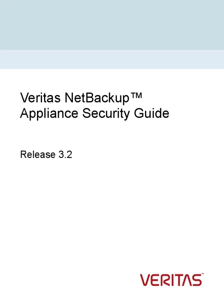 NetBackup Appliance Security Guide - 32 | PDF | Active Directory