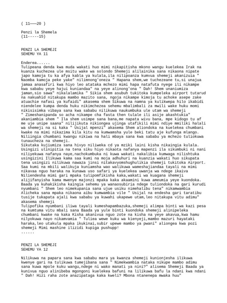 Penzi Shemeji 11 20 PDF