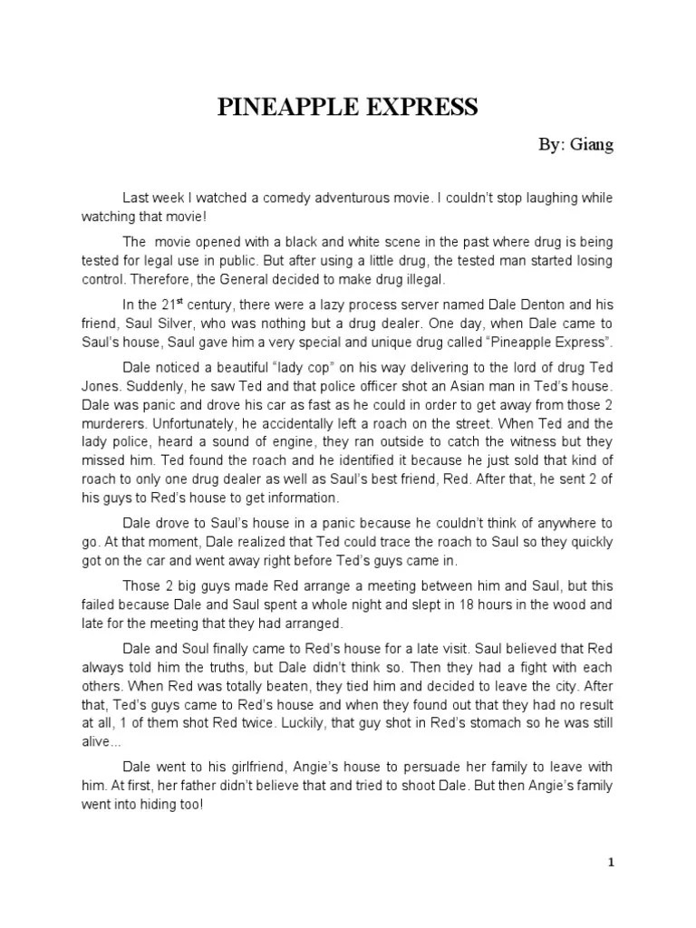 Pineapple Express Review PDF