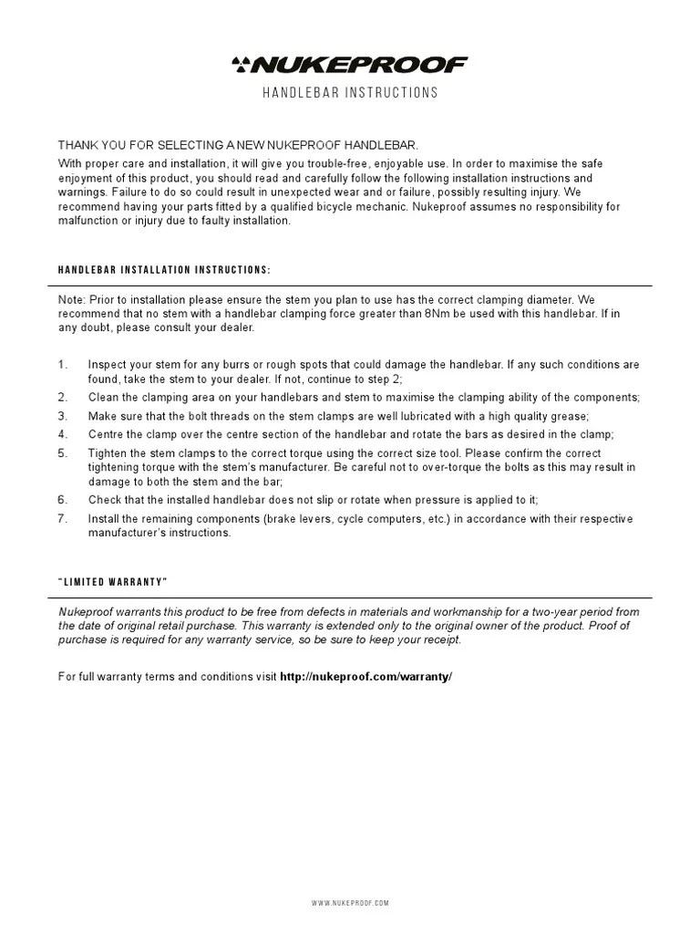 Proper Handlebar Installation A Guide to Safely Mounting Your New