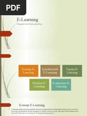 E-Learning Dan Cara Pembuatan Blog Untuk Bahan Ajar | PDF