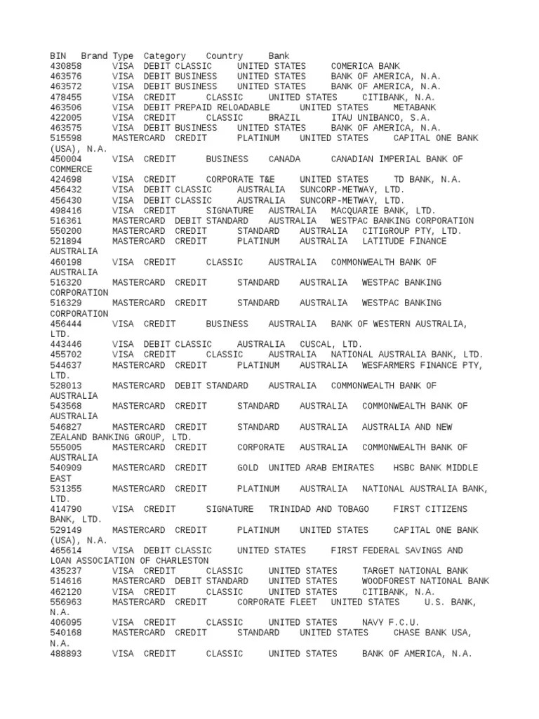 No VBV PDF Debit Card Visa Inc.