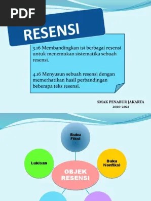 Struktur Teks Resensi Xi 2021 | PDF