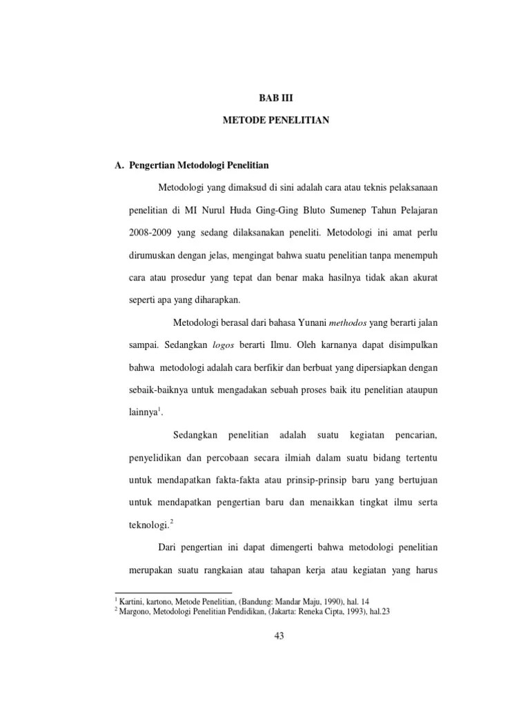 Skripsi Bab Iii | Pdf