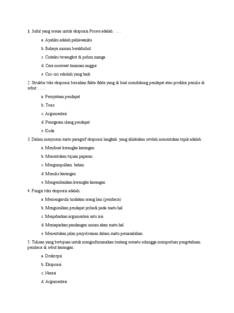 Soal Mid Semester Ganjil 8.9.2020 | Pdf