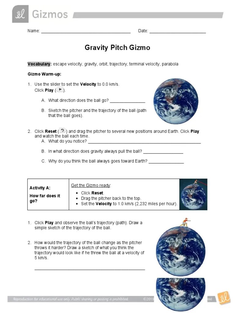 Student Exploration Gravity Pitch Gizmo Answer Key › Athens Mutual