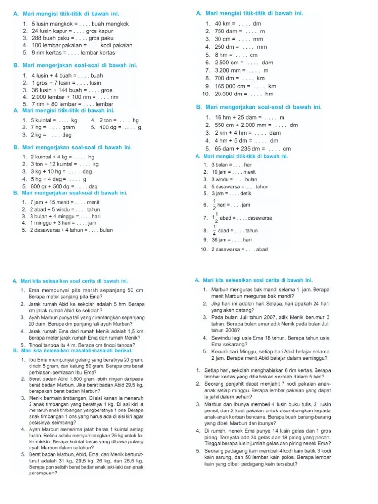 SOAL 04 Ukuran | PDF