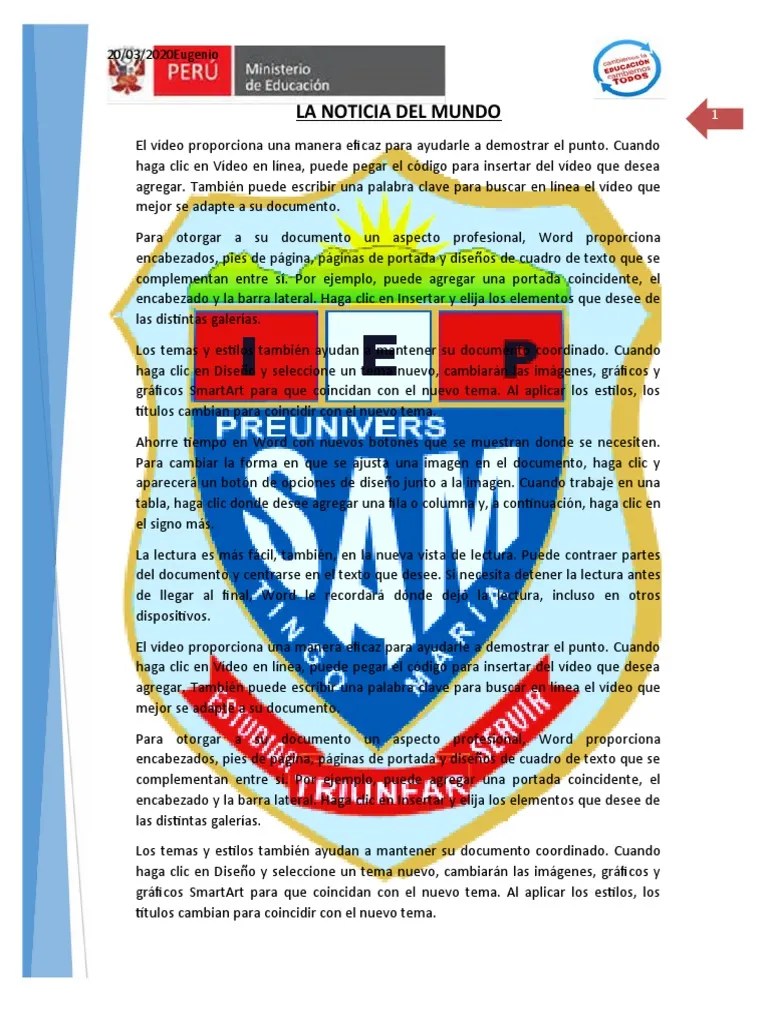 Formato SAM PDF Vídeo Microsoft Word
