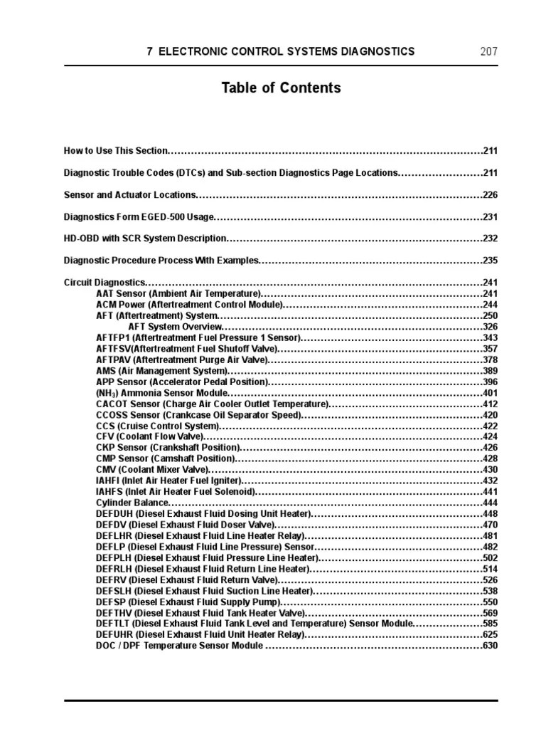 N13 Engine With SCR Electronic Control Systems Diagnostics PDF